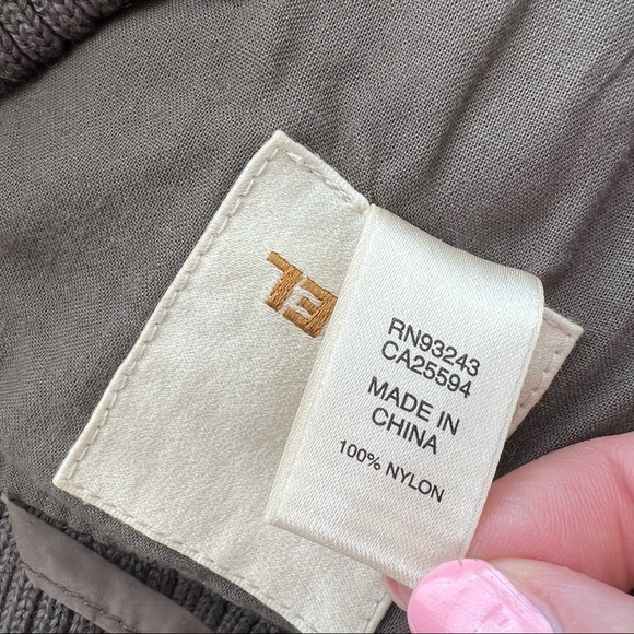 Vintage‎ Diesel Long Coat Brown with Fur Trimmed Hood Double Layer Size Small - Picture 11 of 15